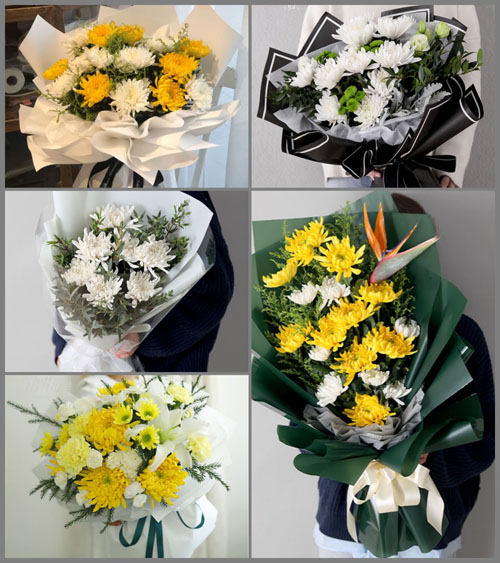 重庆秀山县钟灵乡白事花束代送